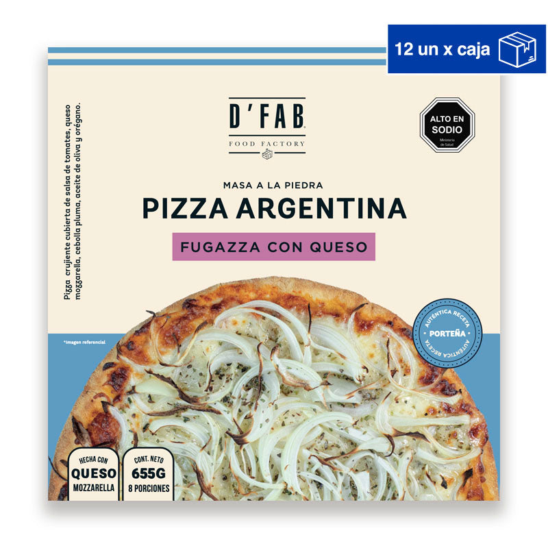 Pizzas Argentinas / Fugazza Queso 12 Un.