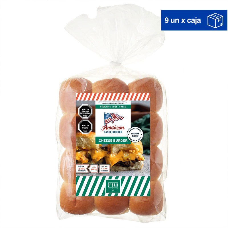 Mini Cheeseburger 12 Un. x 9 packs