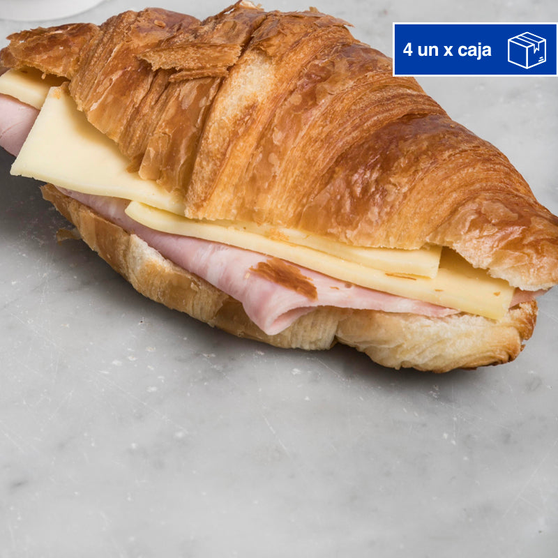 Croissant Jamón Queso 4 Un.