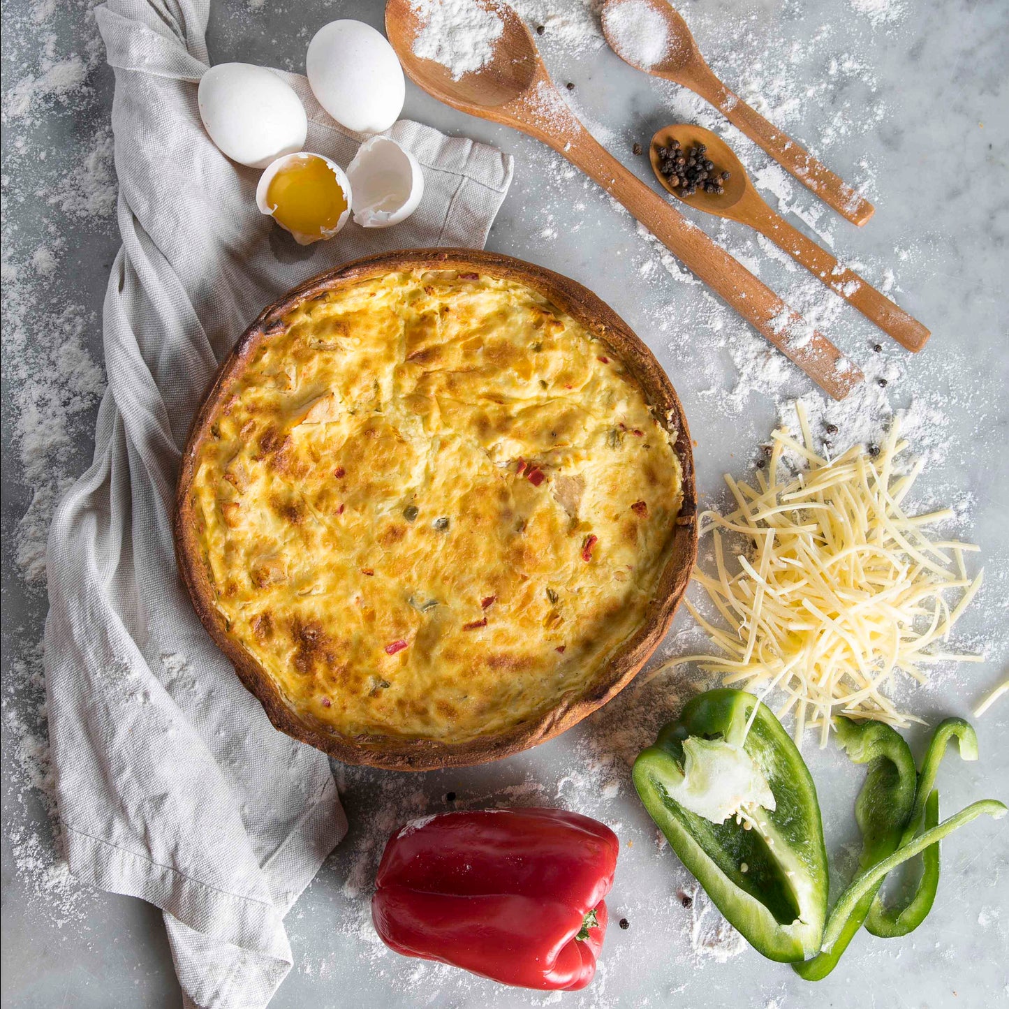 Quiche Pollo Pimentón