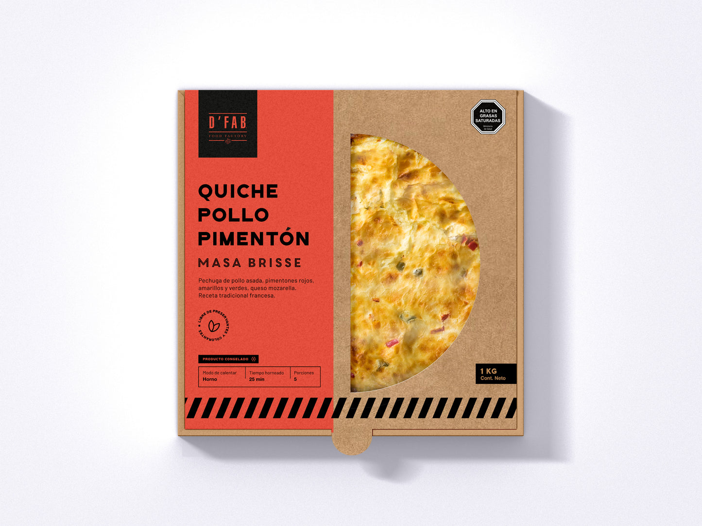 Quiche Pollo Pimentón