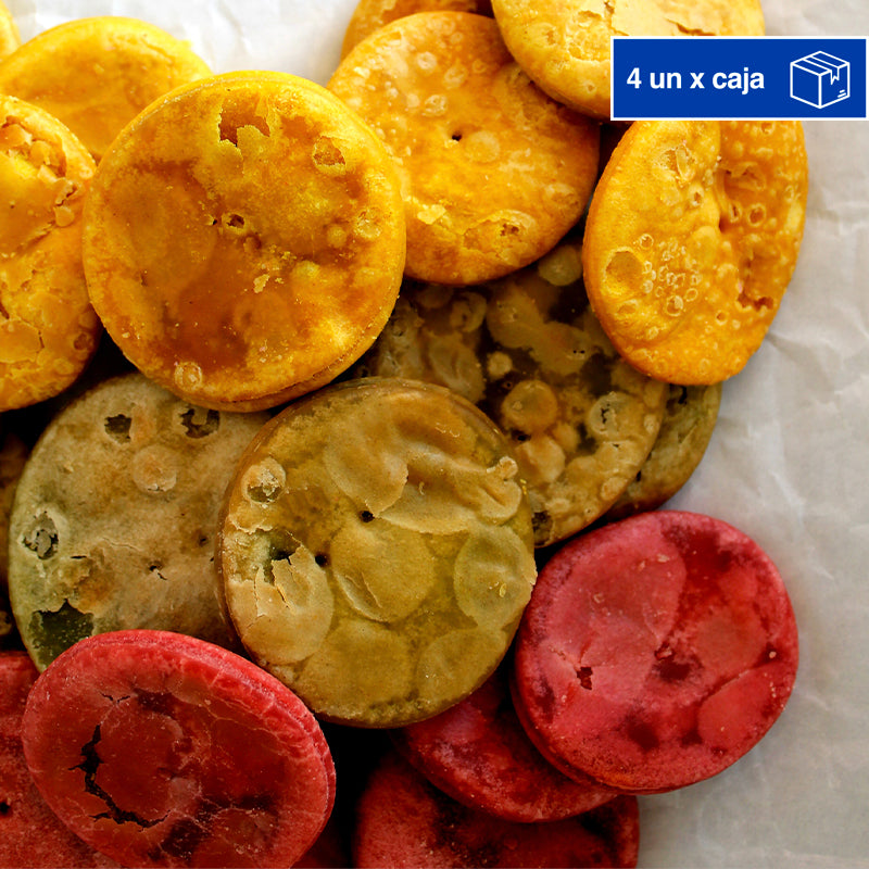 Sopaipillas 3 Colores 30 Un. x 4 packs
